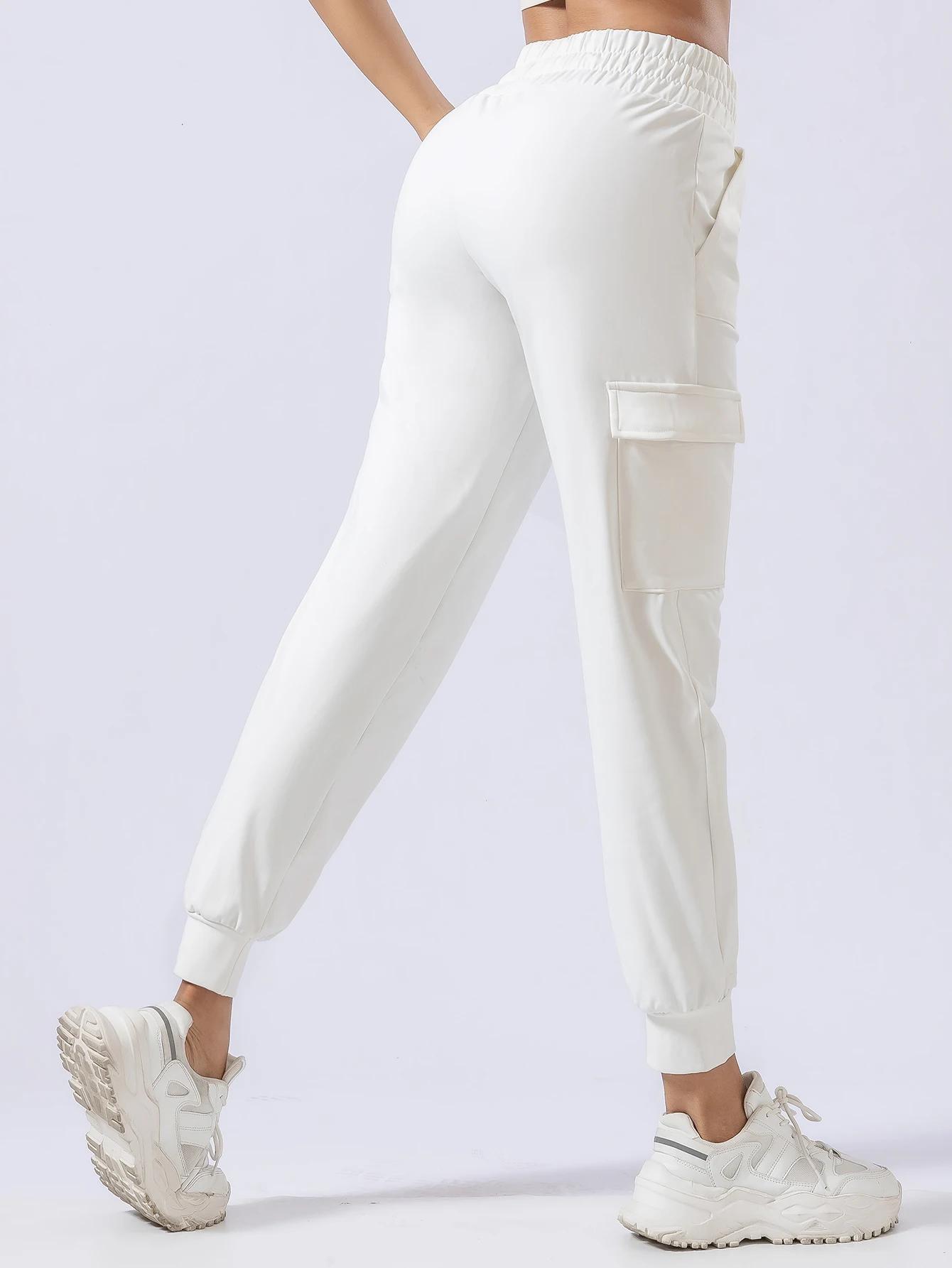 Pantalon survêtement épais polaire femme ample décontracté grande taille pieds groupés hiver 2024
