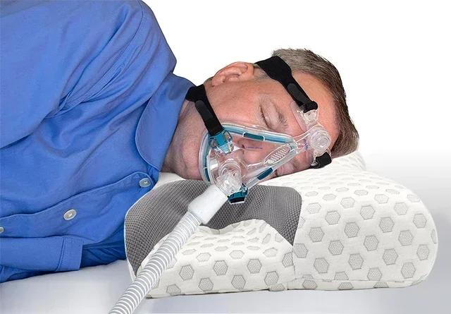 Oreiller fonctionnel CPAP de contour inodore pour le médical/patient/hôpital utilisant un oreiller e