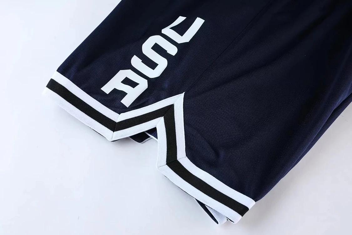 Short de basket-ball imprimé américain pour hommes, short actif, poches amples, cyclisme, exercice,