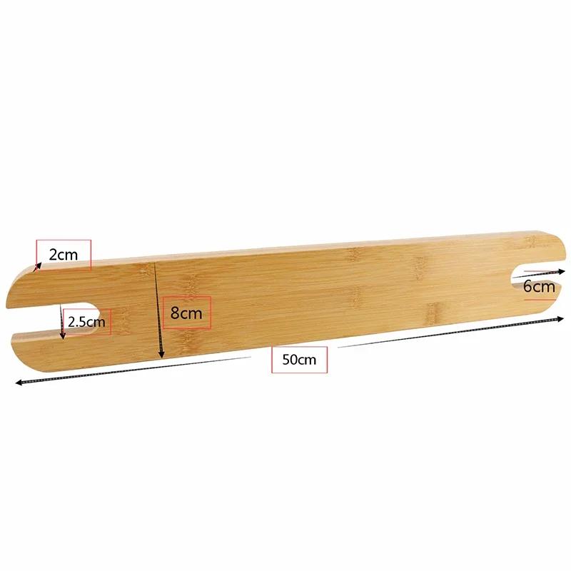 Chaise haute pour bébé, repose-pieds en bois de bambou naturel, siège pour bébé, antidérapant, Stabl