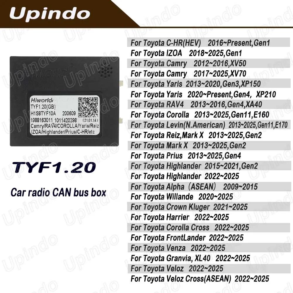 Adaptateur de décodeur de voiture Android Radio LilBus pour Toyota CorTrustYadditif Reiz IZOA Prius
