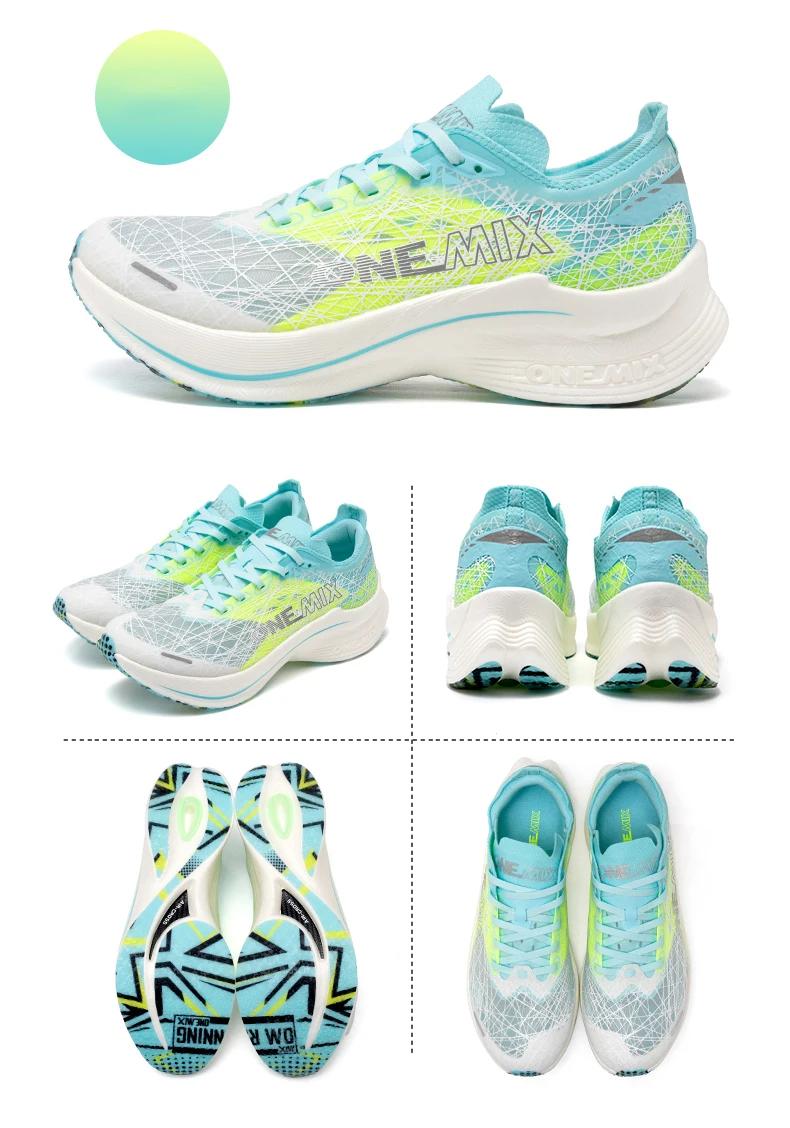 ONEMIX – chaussures de course à plaque de carbone pour hommes et femmes, baskets de sport ultra-légè