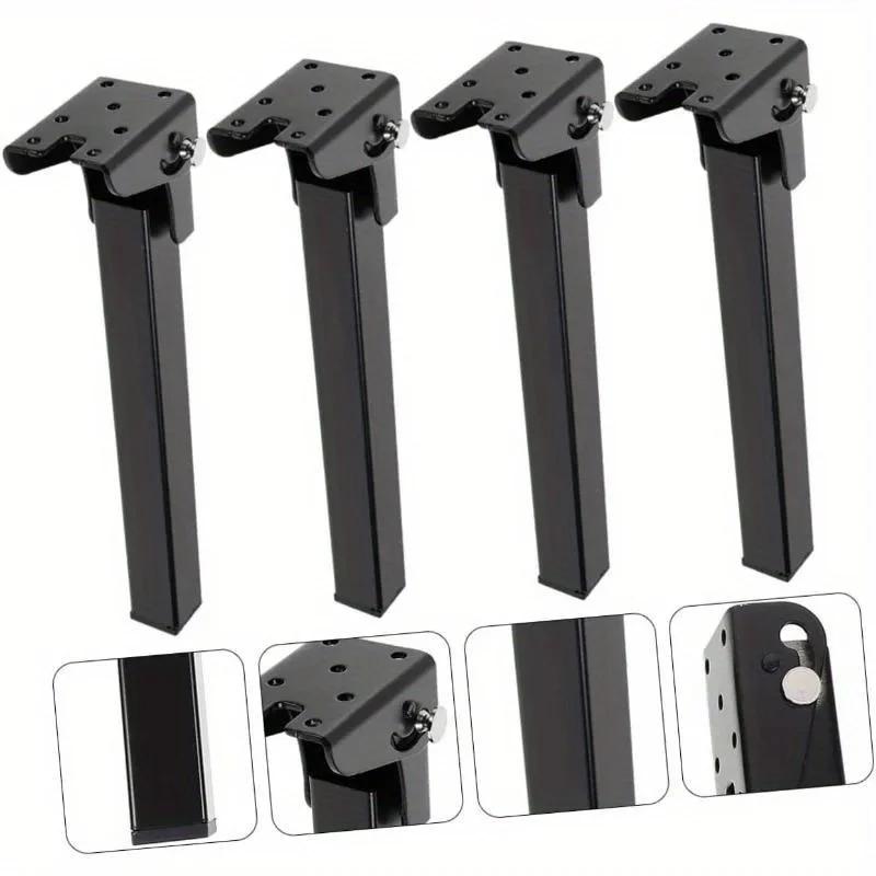 Pieds de meubles pliables pour table d'ordinateur portable, pieds de remplacement pour table basse,