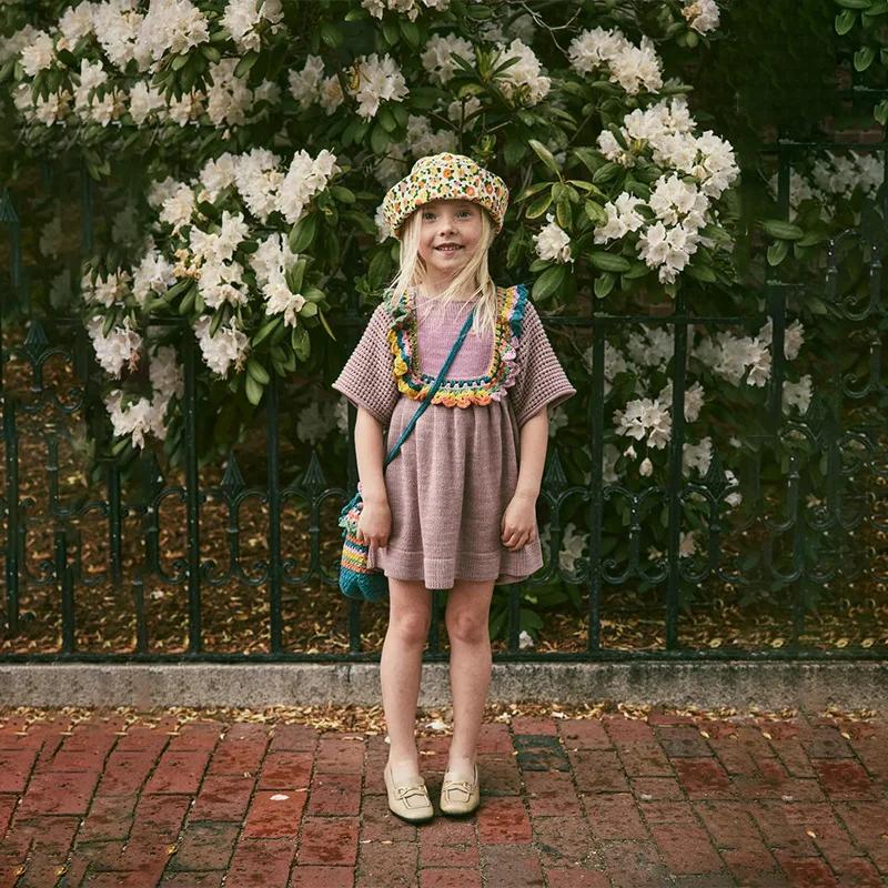 Robe d'été pour enfants, haut de style ferme MP pour filles, ensemble haut de l'industrie lourde, co