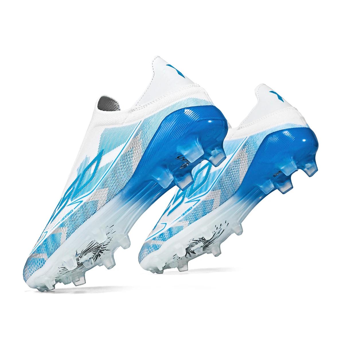 Chaussures de football pour adultes, bottes antidérapantes, crampons AG/FG, chaussures de football r