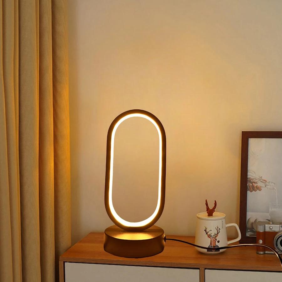 Lampe Led en forme de U pour chambre à coucher, lampe décorative de chevet, salon familial, étude, é