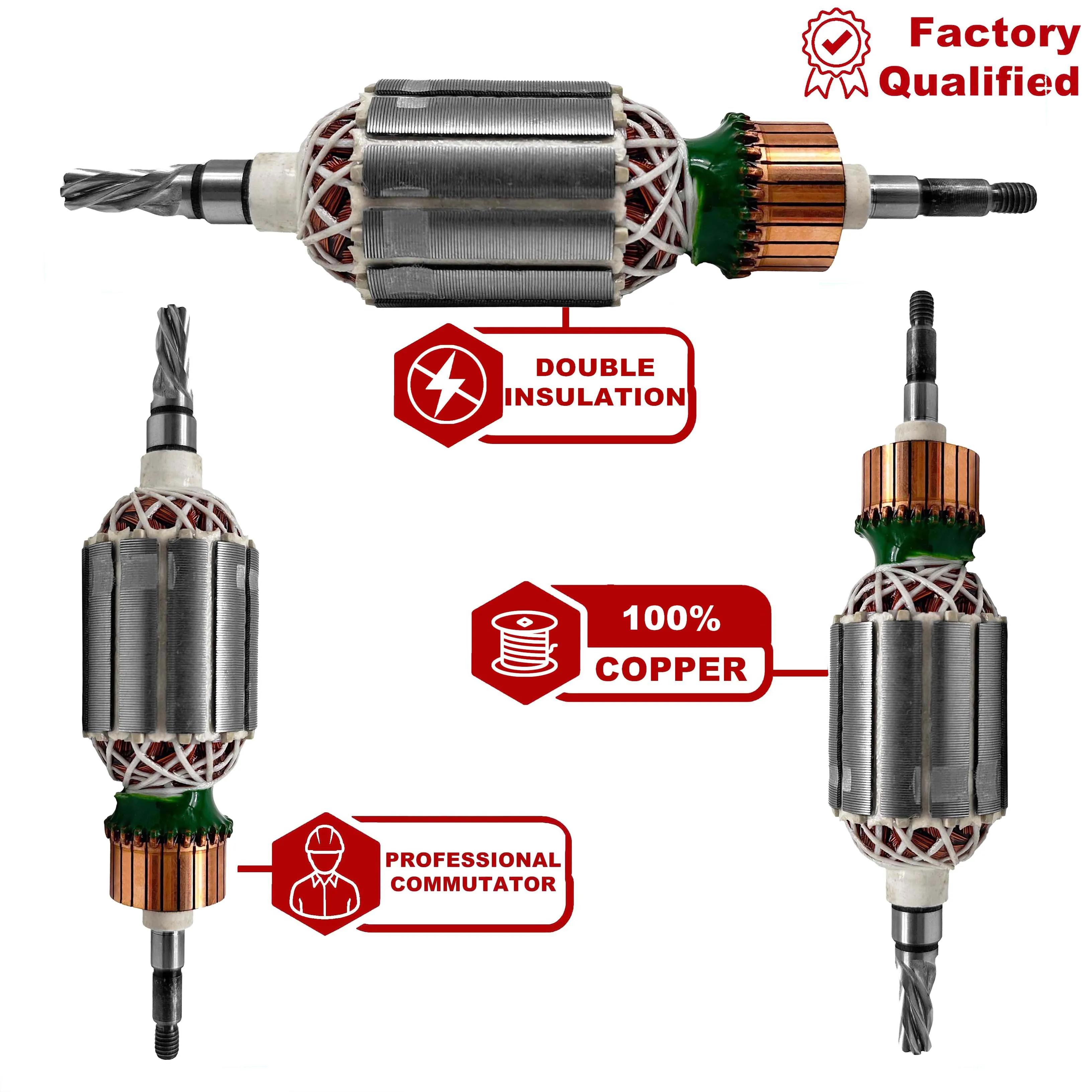 AC 220V 240V HR4000C Induit Rotor pour MAKITA Marteau Perforateur Pièces de rechange Perceuse à perc