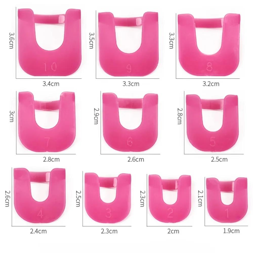 Bouclier de vernis en forme de courbe G, 26 pièces/ensemble, 10 tailles, protection des ongles, couv