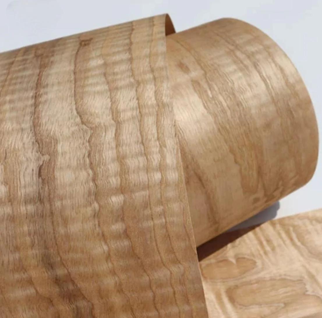 Bois à motifs mandshurica naturel, L:2.5 mètres, Largeur: 180mm, T:0.25mm, 200 000 feuilles