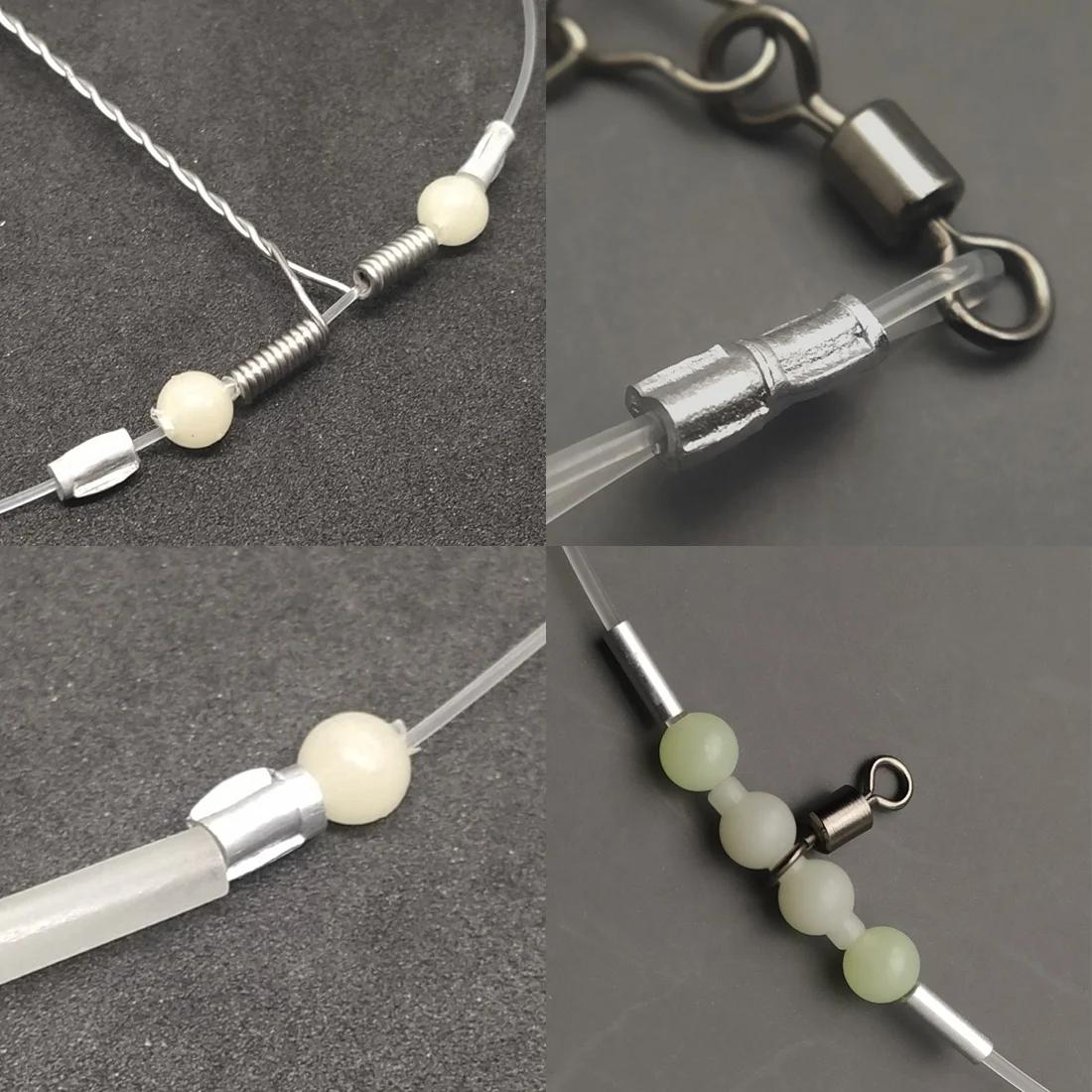 Outil de sertissage de pêche 50 ~ 200 pièces plombs de pêche accessoires de pêche à la carpe d'eau s