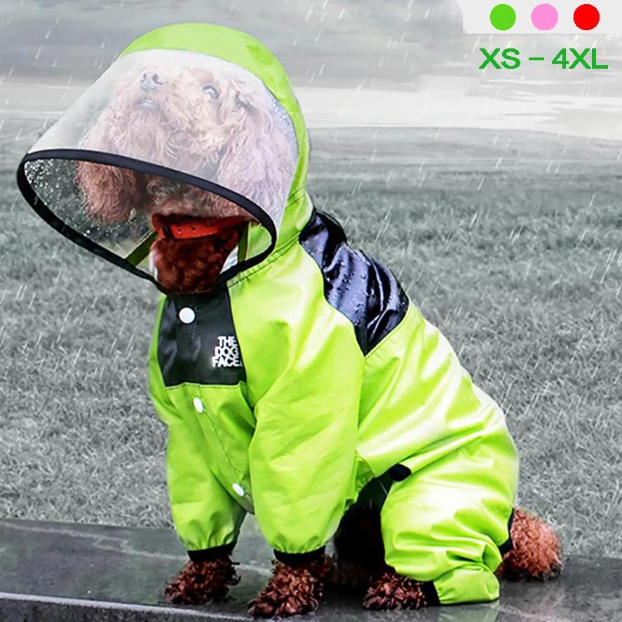 Imperméable pour chien The Dog Face, Combinaison imperméable pour animaux de compagnie, Veste imperm