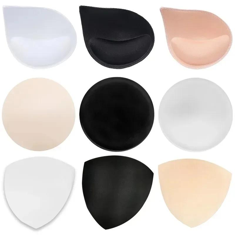Maillot de bain rond en éponge 3D pour femmes, 2 pièces, accessoires, soutien-gorge Push Up, rembour