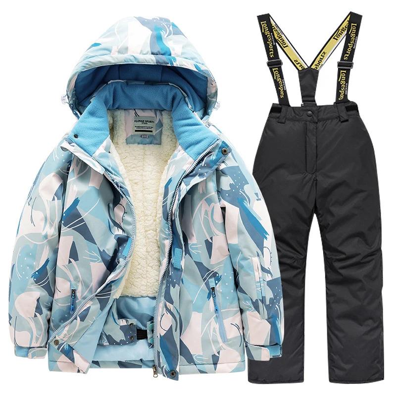 Combinaison de ski pour enfants, pour hommes et femmes, grands, moyens et petits enfants, équipement