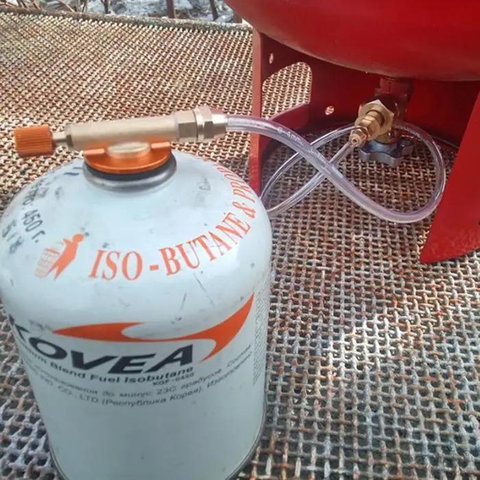 Adaptateur de recharge de Propane pour cuisinière à gaz de Camping en plein air, adaptateur de réser
