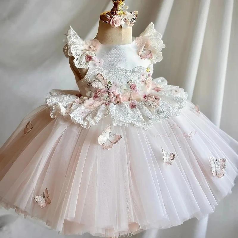 Robe de mariage pour filles, vêtements de princesse Tutu pour enfants, tenues de défilé de mode, rob