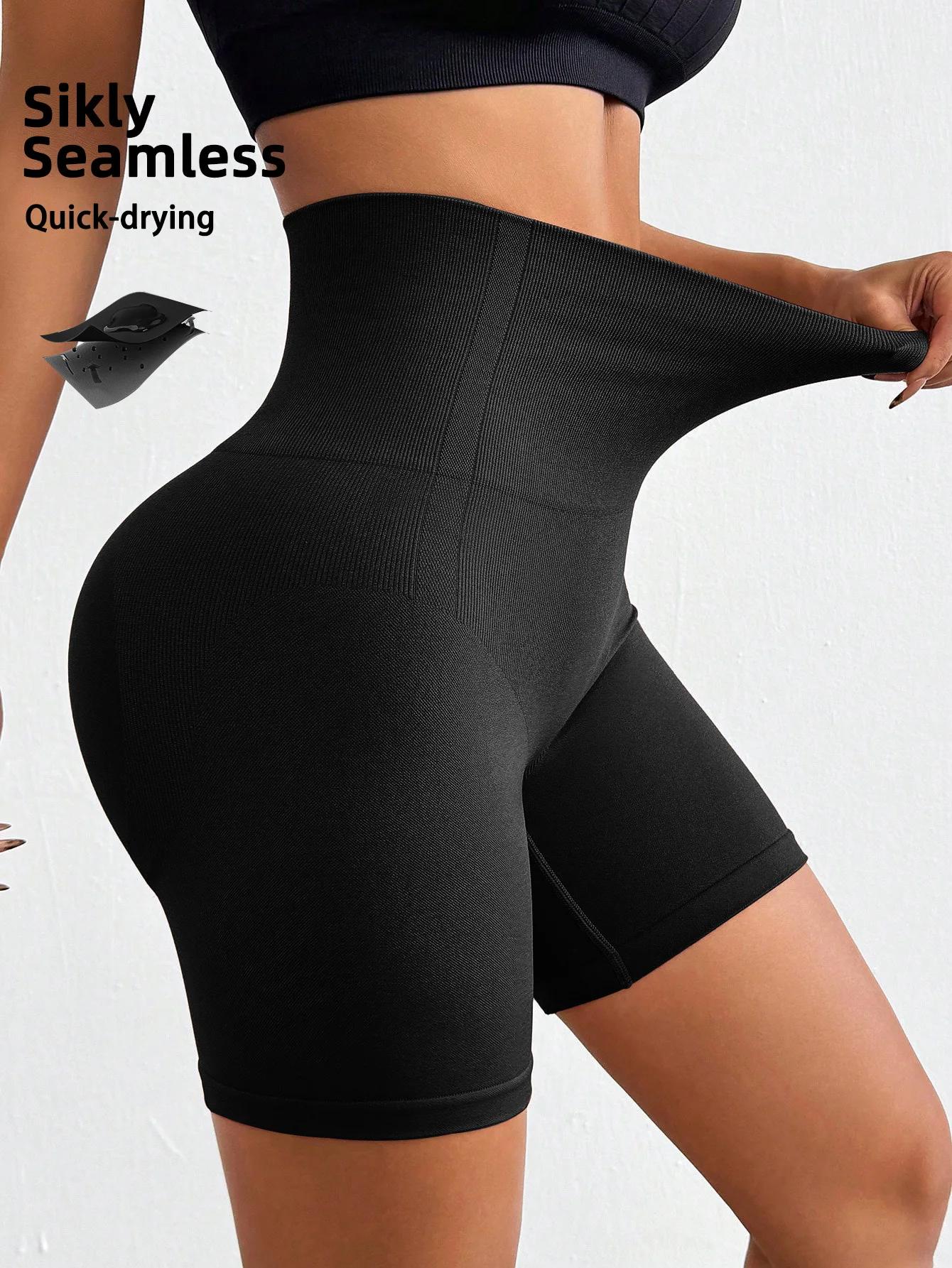 Short de motard taille haute pour femme, entraînement, course à pied, volley-ball, yoga, 6 amarans