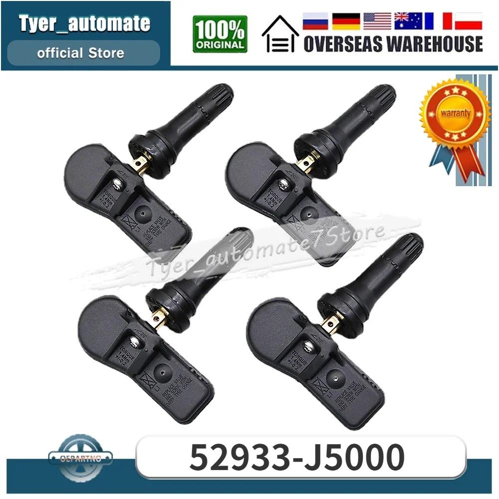 Moniteur de pression des pneus, capteur TPMS 433MHz 52933J5000 pour Genesis G70 Kia Stinger, 4 pièce