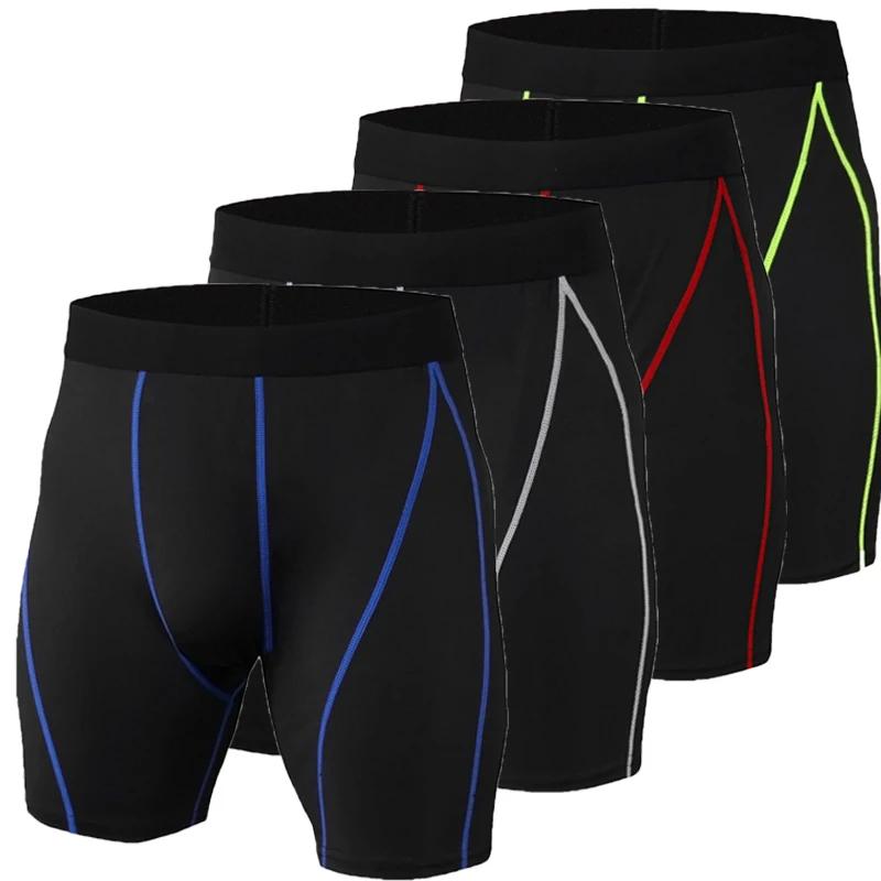 Short de Compression pour hommes, collants slim d'été, séchage rapide, Short de Sport d'entraînement