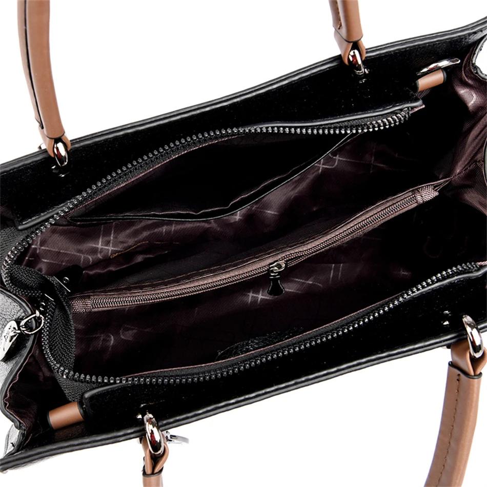 Sac à main multicouche de luxe pour femmes, sacoche tendance de bonne qualité en cuir souple, sac à