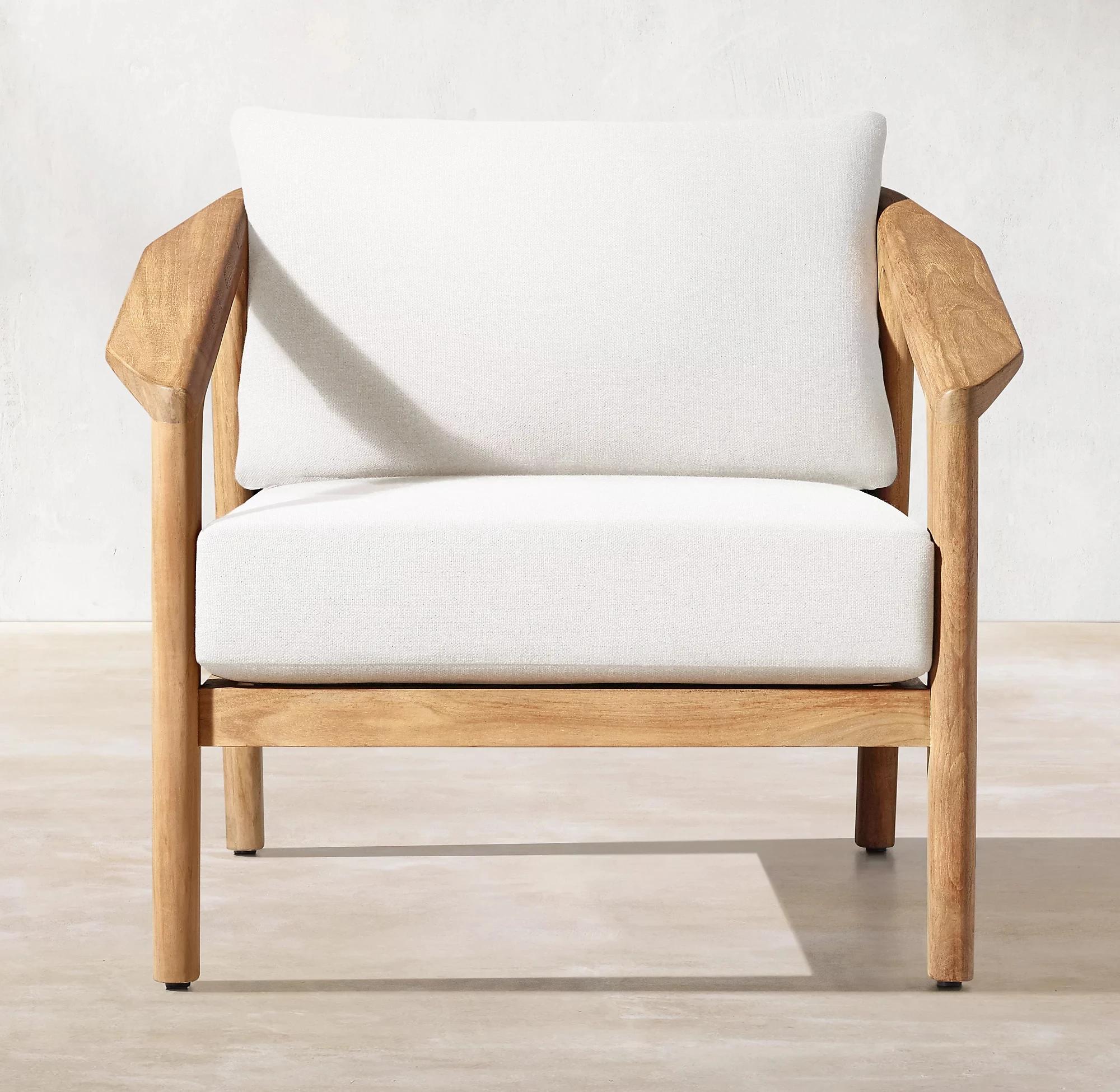 Mobilier d'extérieur canapés tables chaises style vieilli tissu imperméable rotin et bois massif vil
