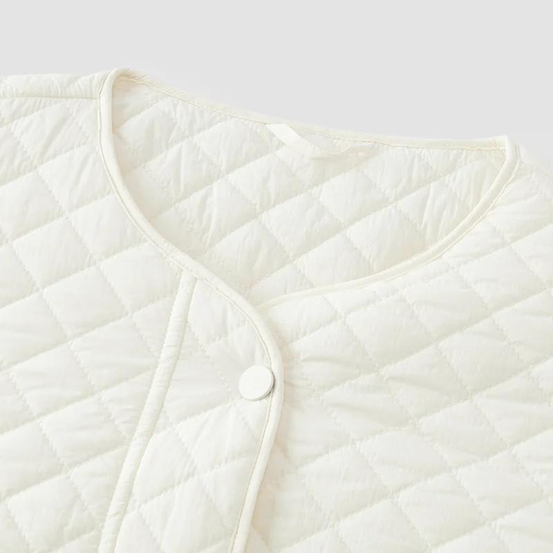 Semir manteaux femmes rembourré texturé diamant couche intérieure ample décontracté 2025 hiver cordo
