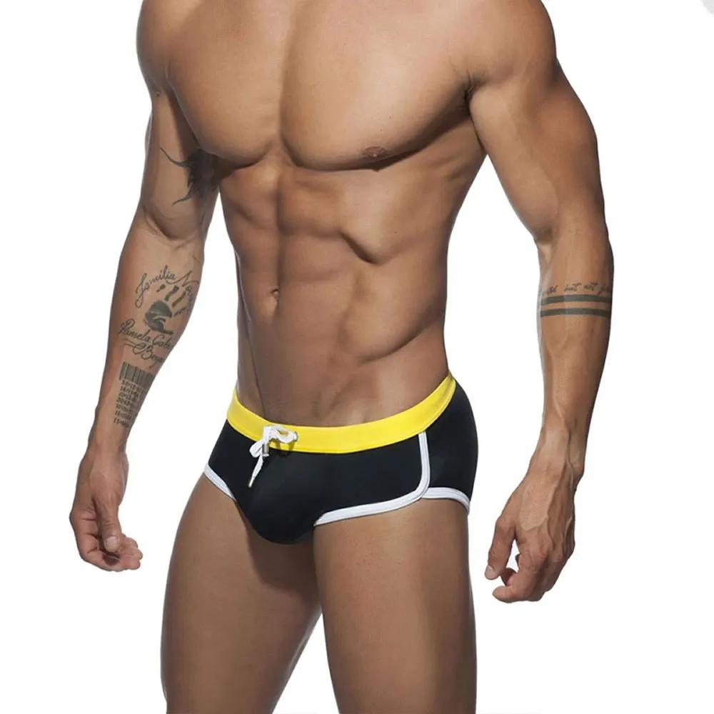 Slip de bain pour hommes, Triangle de natation Sexy, court, Sport aquatique d'été, pantalon de plage