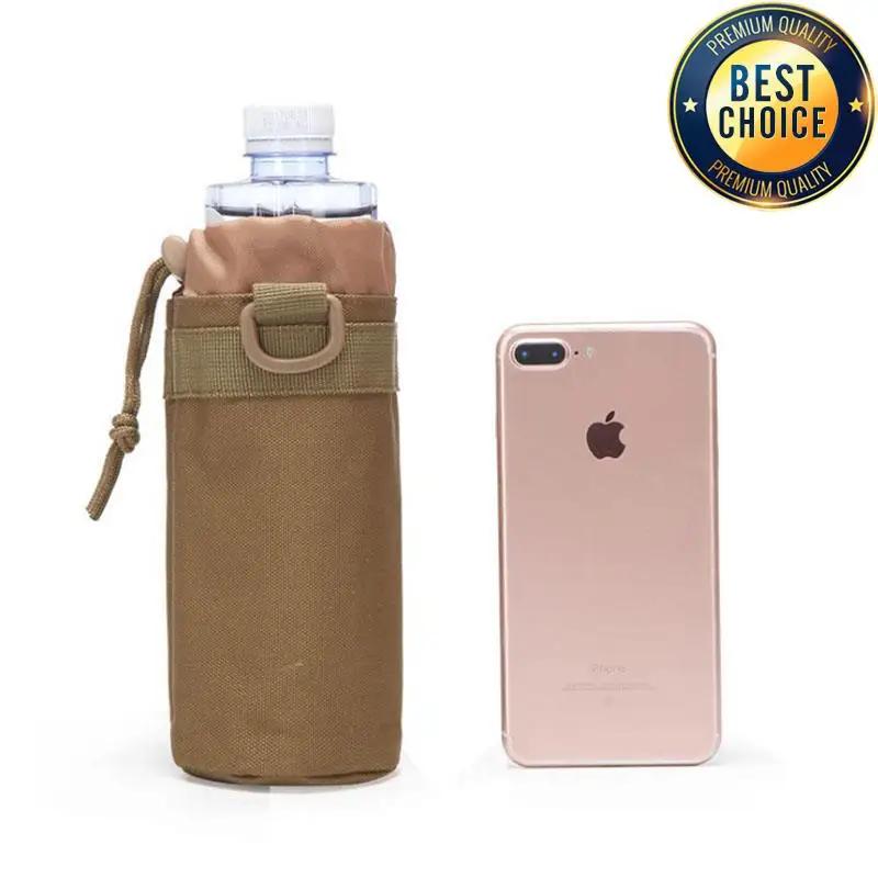 Pochette de bouteille d'eau de chasse, support de bouilloire Molle d'extérieur, Camping randonnée cy