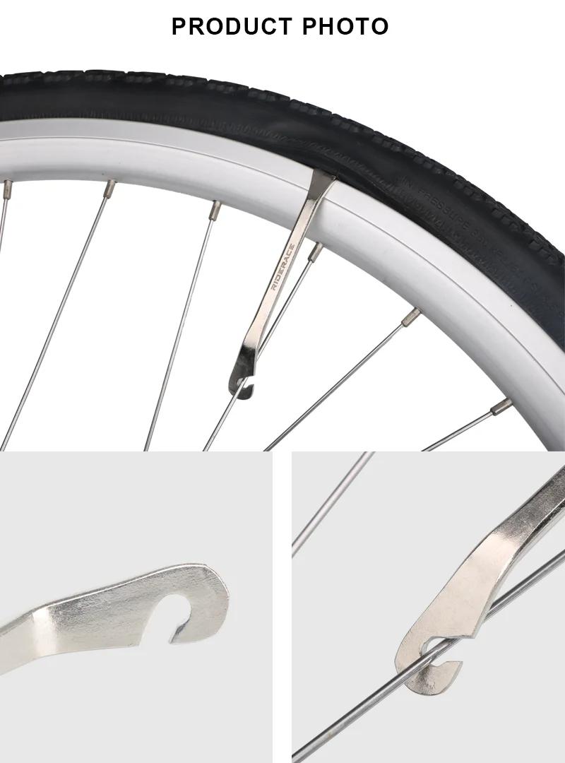 Levier de pneu de vélo en acier inoxydable, dissolvant de roue de vélo de route de montagne, outil d