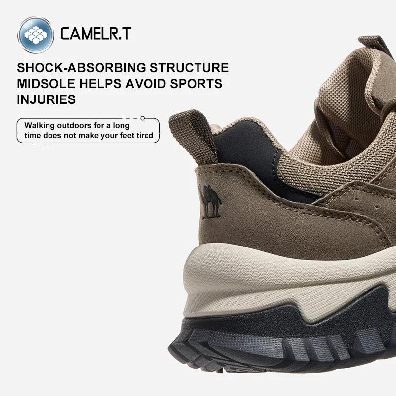 GOLDEN CAMEL – chaussures de randonnée en plein air pour hommes et femmes, baskets respirantes antid