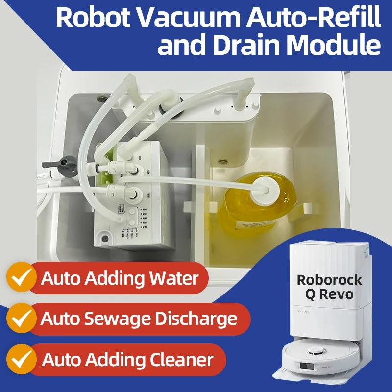 Roborock-Kit de changement d'eau pour aspirateur robot Q Revo, recharge automatique et kit de branch