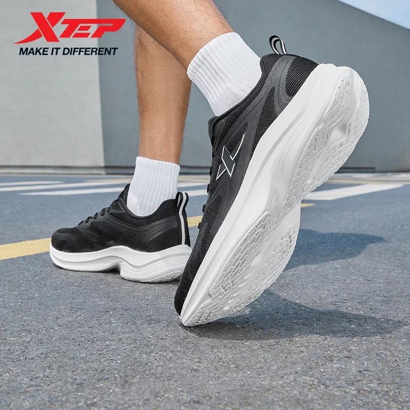 XTEP chaussures de course hommes 2025 été maille respirant confortable résistant à l'usure chaussure
