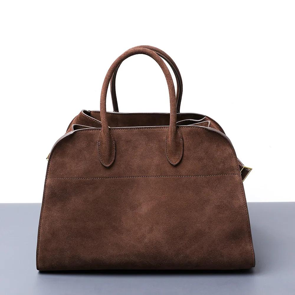 Sac fourre-tout Vintage en cuir de vache véritable pour femmes, sac à bandoulière de grande capacité