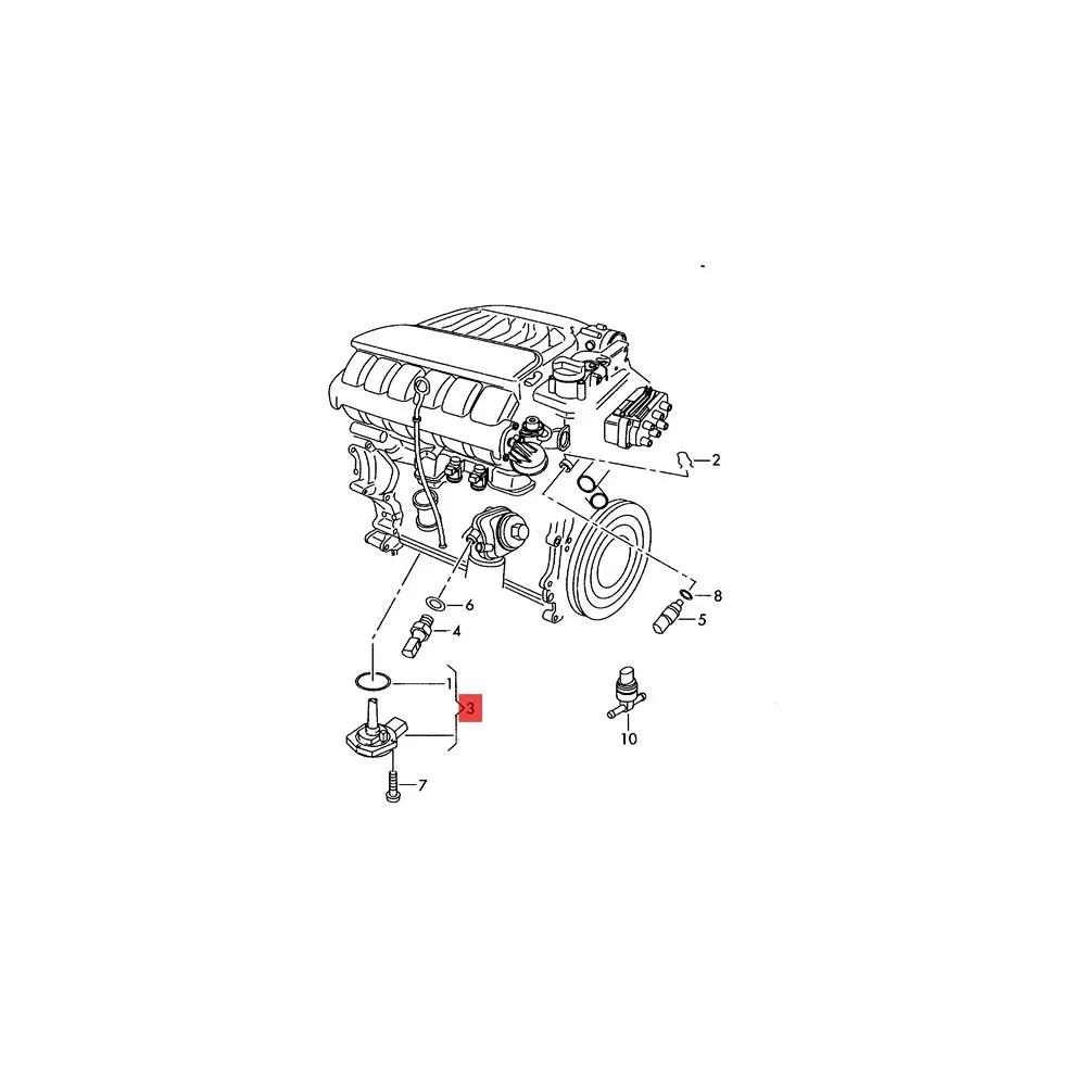 Capteur de niveau d'huile 1J0907660B pour Audi A4 horizon RS4 TT S8 VW Golf MK4 Passat B5 Fabia Seat