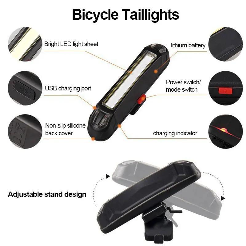Feu de vélo T6 LED avant USB Rechargeable vtt lampe de vélo de montagne 1000LM phare de vélo lampe d