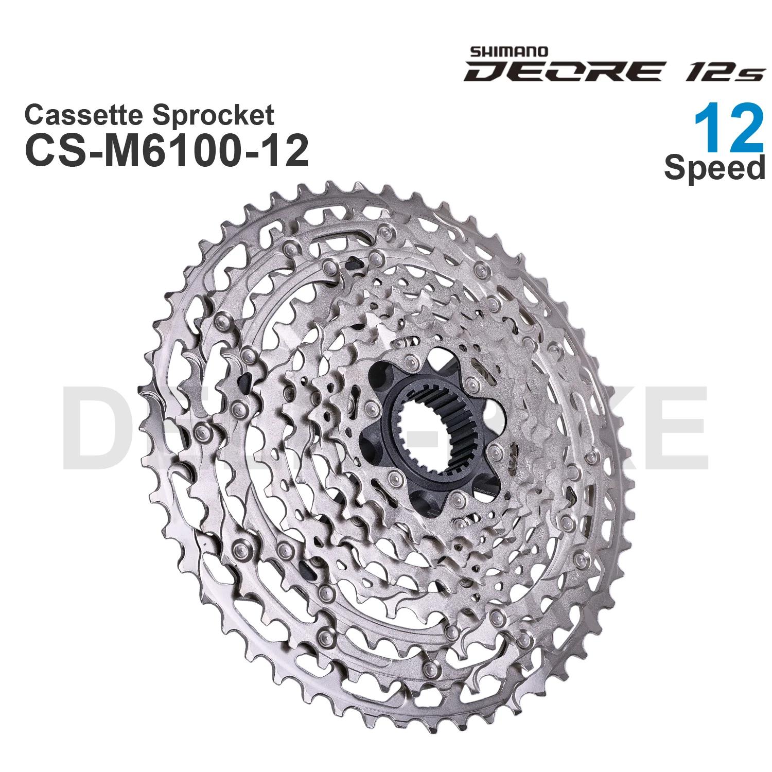 WinterMANO DEORE M6100 12v Cassette Pignon CS-M6100-12 12 Vitesses-HYPERGLIDE pour VTT vélo Pièces D