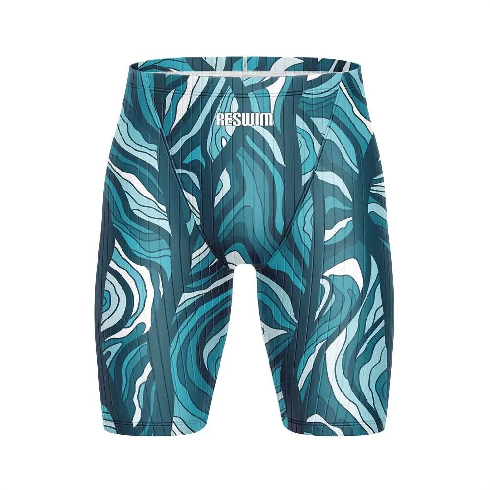 Maillot de bain d'été pour hommes, maillot de bain d'entraînement athlétique, maillot de bain, colla