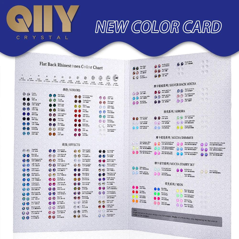 QIIY 1440 pièces mélange taille SS3-SS20 cristal clair FlatBack strass Non correcteurs décorations e