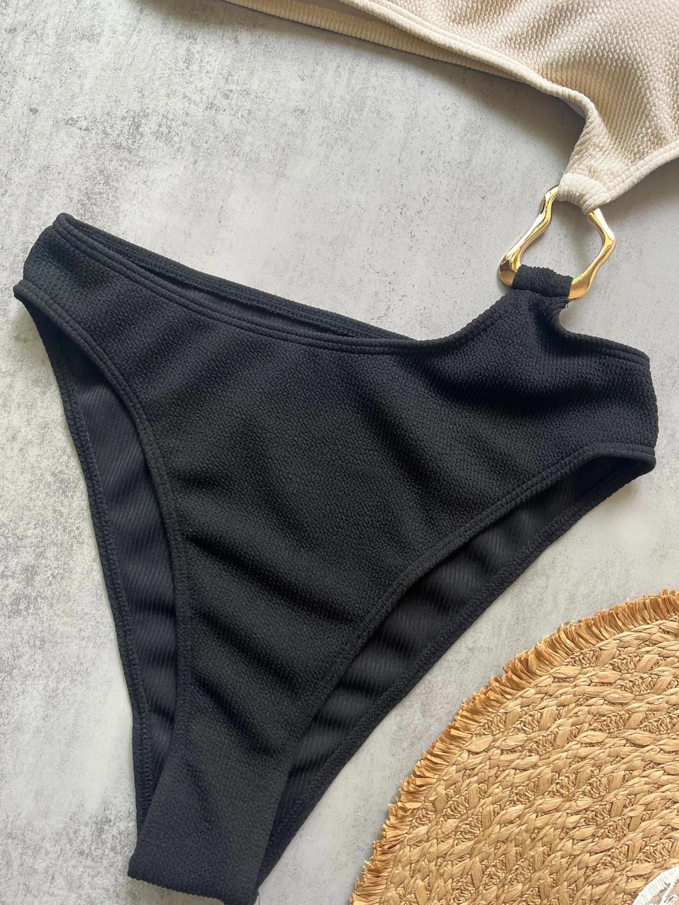 Nouveau épissage asymétrique une épaule une pièce maillot de bain femmes maillots de bain femme anne