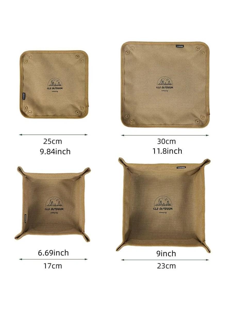 Plateau organisateur de Camping Portable 1 pièce, boîte de rangement compacte pour la maison et les