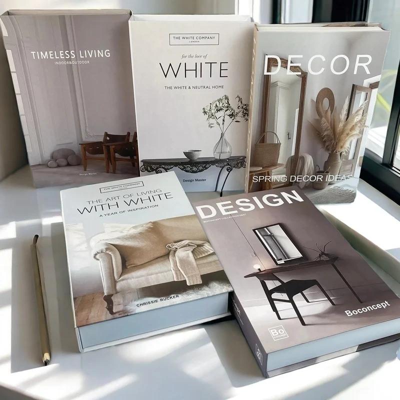 Boho Monet Matisse luxe faux livre boîte de rangement décoration intérieure de la maison livres déco