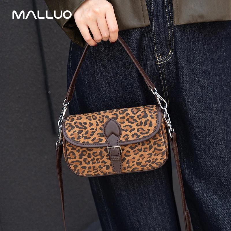 Femmes en cuir de vache petit sac à bandoulière dames rétro daim peau de vache sacs à main femme mod