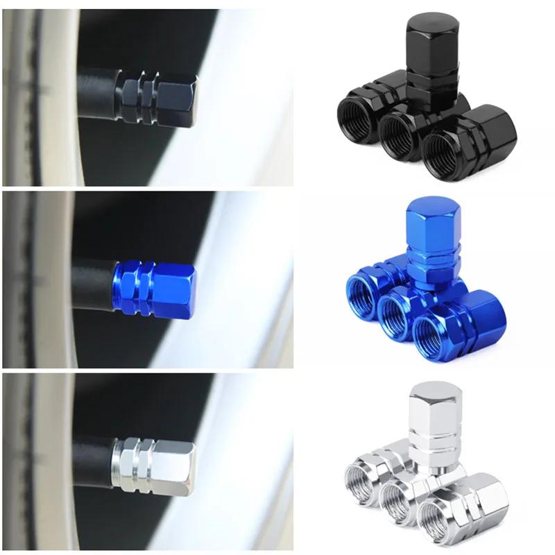 Bouchons de Valve de vélo en alliage d'aluminium, 4 pièces, bouchons de Valve Schrader pour motos, c