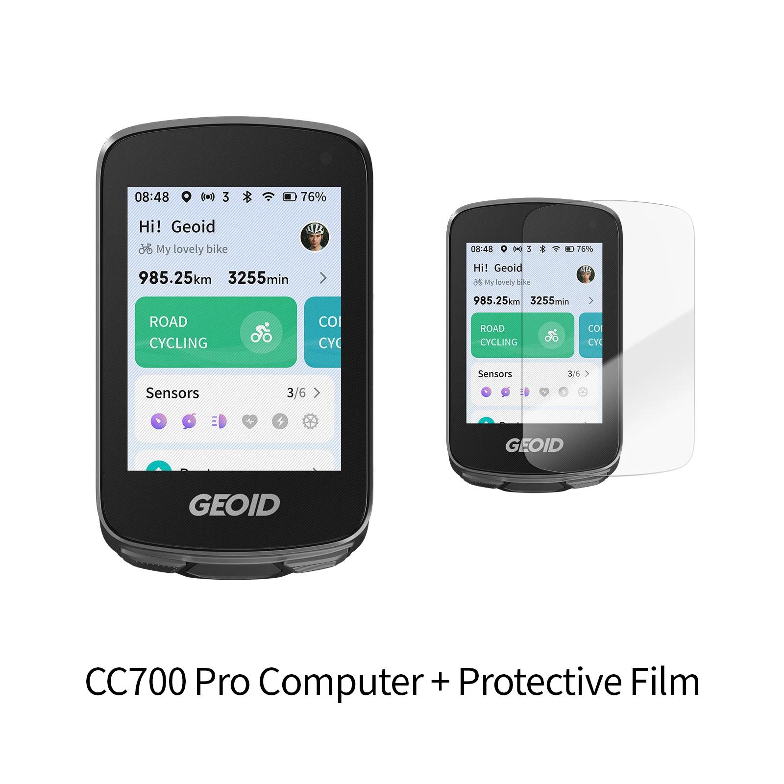 Ordinateur de vélo GEOID CC700 Pro avec écran tactile de 2,8 pouces, GPS, compteur de vitesse et nav