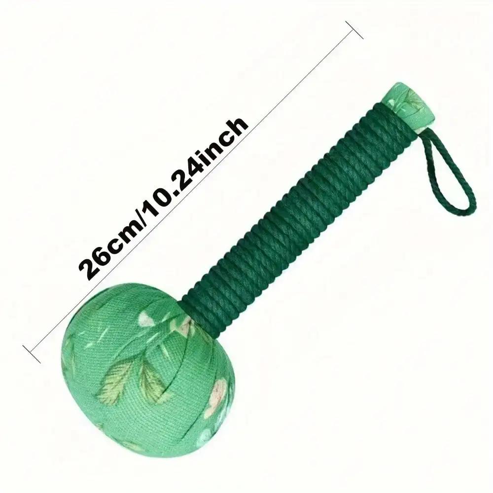 Marteau de massage en bois d'absinthe à long manche pour le drainage lymphatique – Soulagement manue