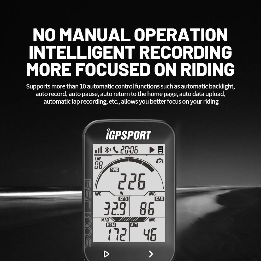 IGPSPORT BSC100S ordinateur IGS ordinateur de vélo BLE ANT 2.6 pouces étanche sans fil vélo chronomè
