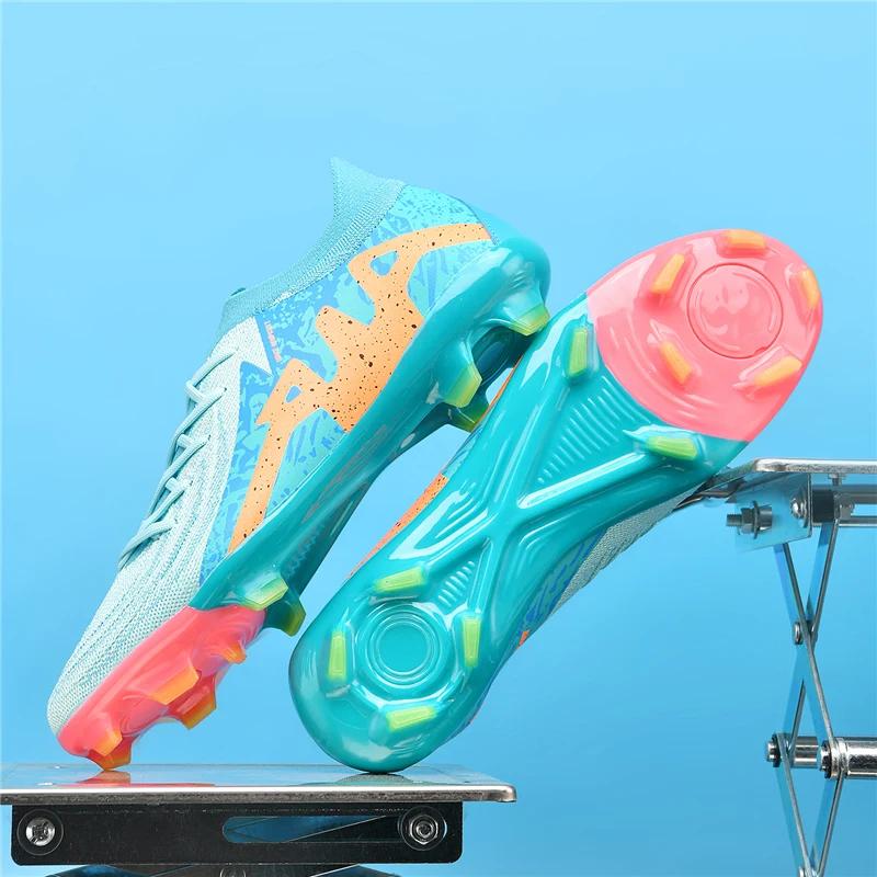 Nouveaux hommes chaussures de Football adulte antidérapant garçons adulte Futsal Sport bottes de Foo