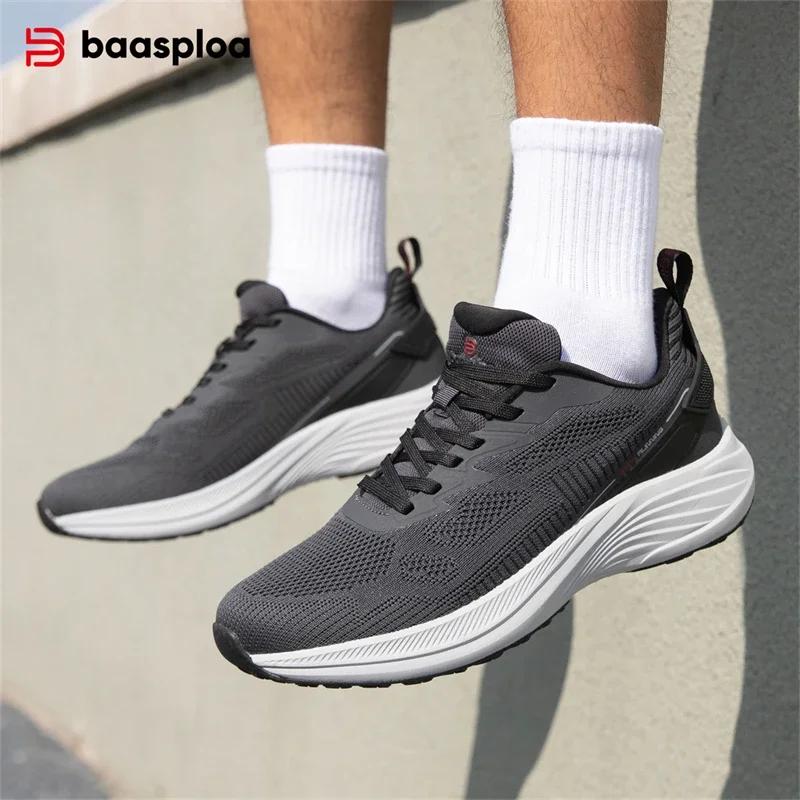 Baasploa hommes chaussures de course en plein air léger professionnel Jogging chaussures de sport mâ