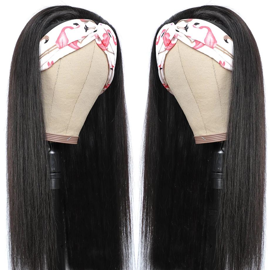 MYLOCKcloser-Perruque Brésilienne Naturelle Remy, Cheveux Lisses, Sans Colle, Faite à la Machine, Li
