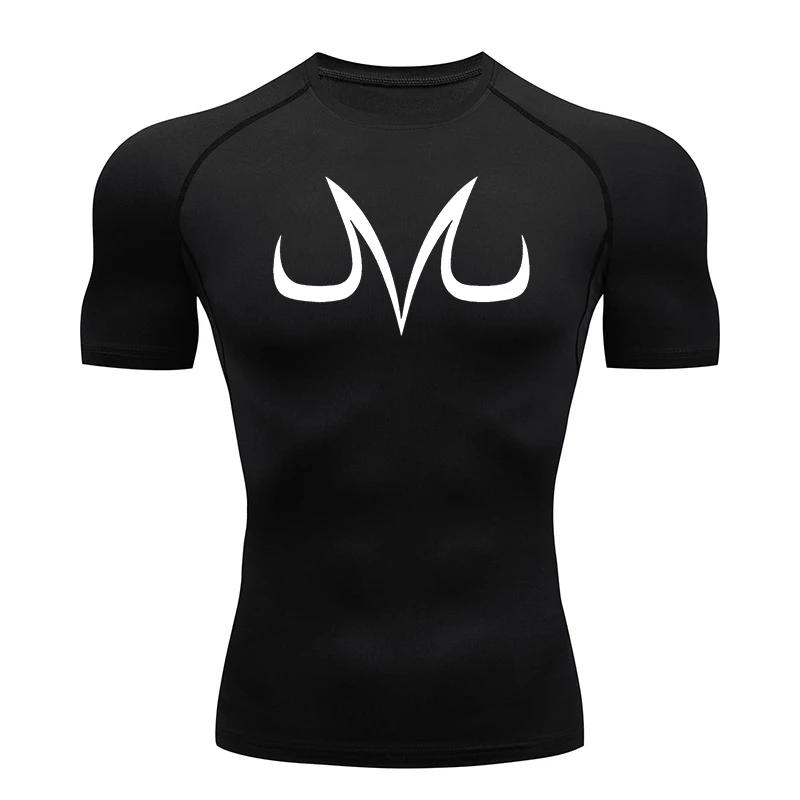 Chemises de Compression graphiques pour hommes, t-shirt d'été à manches courtes, protection contre l