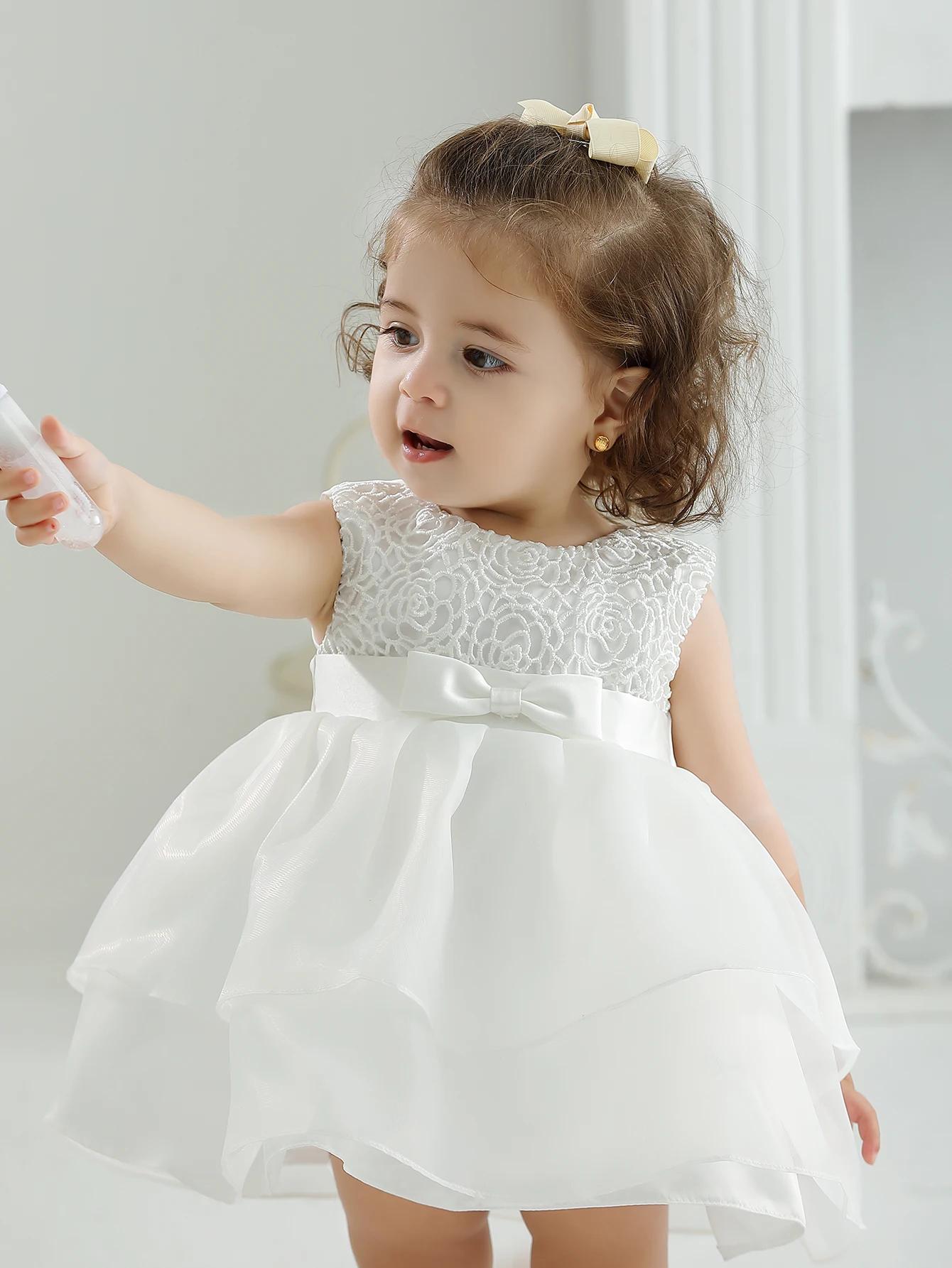 Vêtements pour bébé fille de 1 an, robe cadeau de baptême pour nouveau-né, robes de baptême pour fil